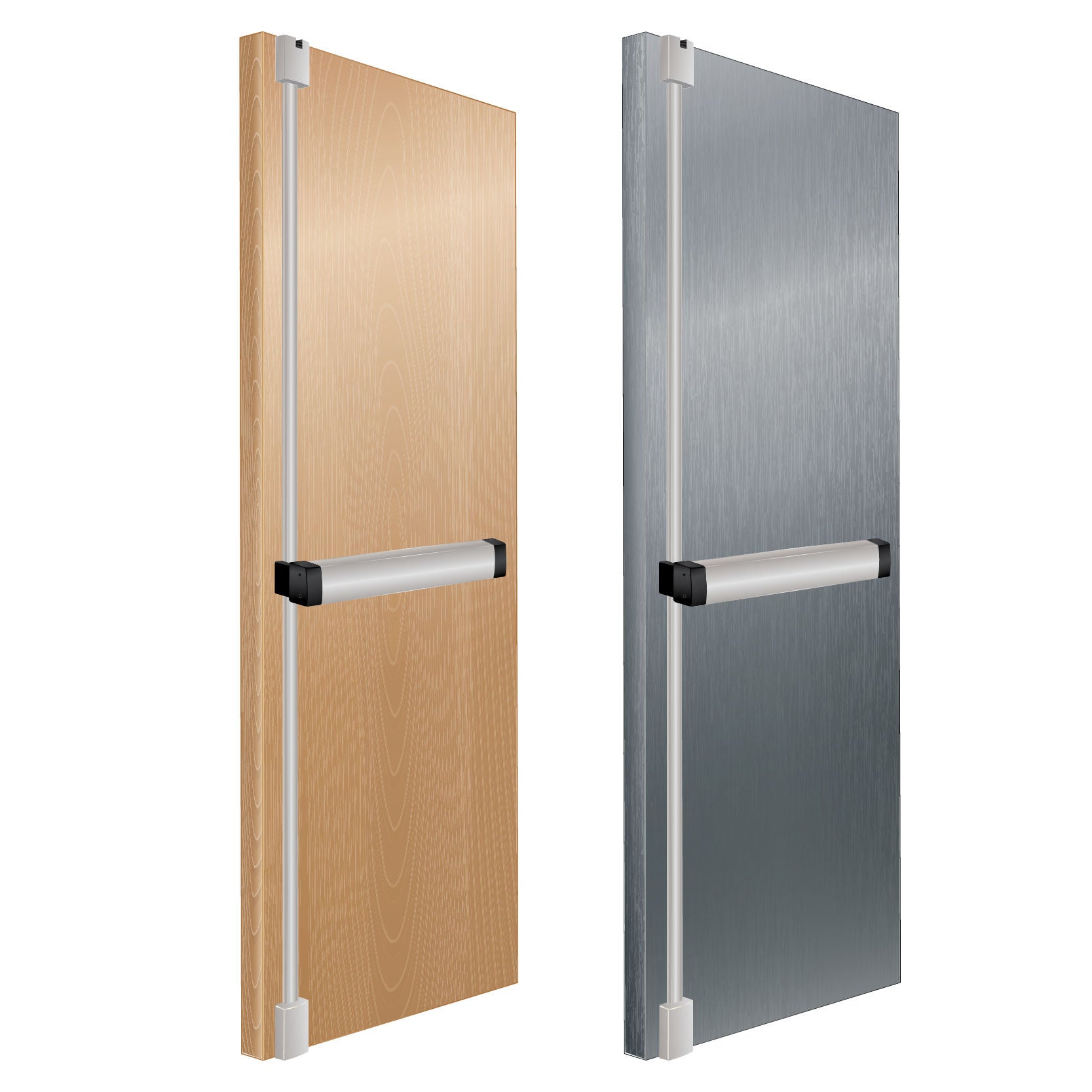 8100 Series (Life-Safety) | 3100 Series (Fire-Rated) Surface Vertical Rod Exit Devices
